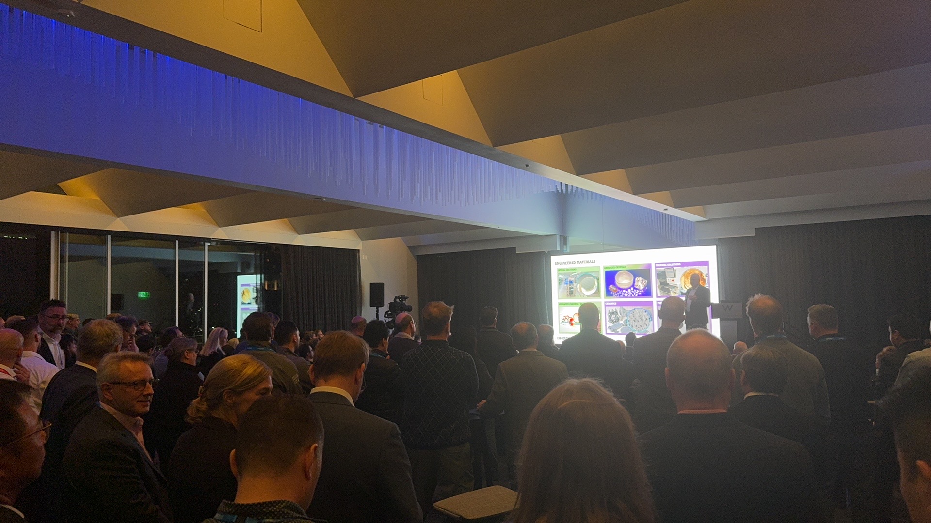 Evening engineered materials industry reception during SPIE Photonics West 2026 in San Francisco