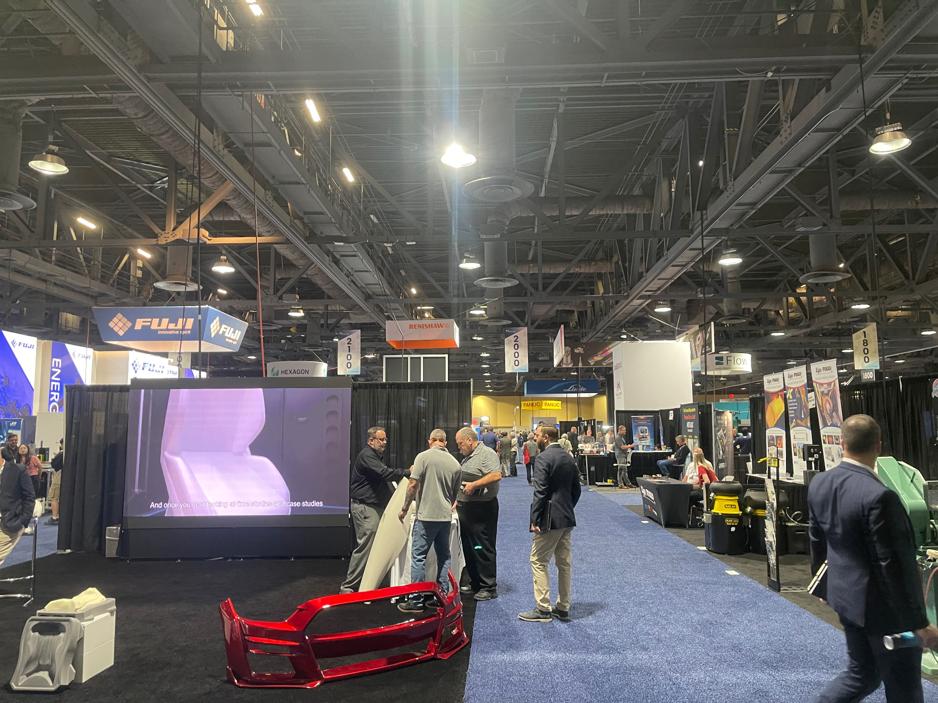 Live manufacturing demo with automotive body panel at WESTEC